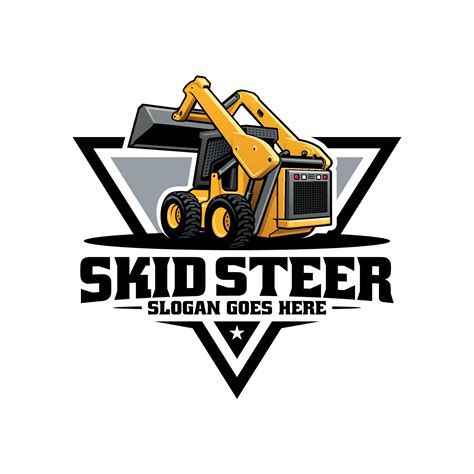 skid steer logo design|free skid steer clip art.